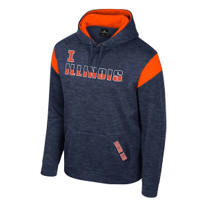 Illinois Fighting Illini Colosseum Hoodie 2XLarge Navy