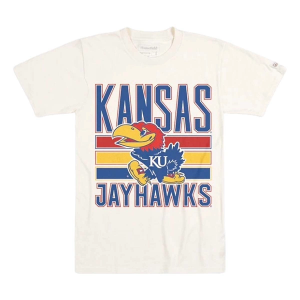 Kansas Jayhawks Homefield Apparel Cream T-Shirt Large Cream