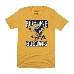 Montana State Bobcats Homefield Apparel Fight T-Shirt Large Gold