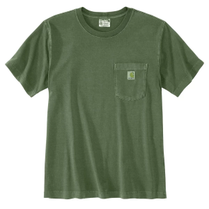 Men's Carhartt Re-Engineered Relaxed Fit Lightweight Garment Dyed Pocket T-Shirt 2XLarge Oakleaf