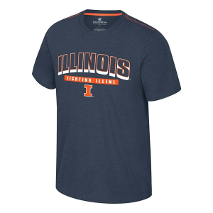 Illinois Fighting Illini Colosseum Back in Bizz T-Shirt 2XLarge Navy