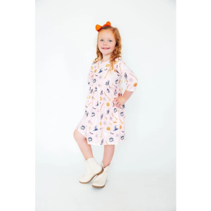 Girls' MILA & Rose Pocket Twirl Dress 2T Hey Boo