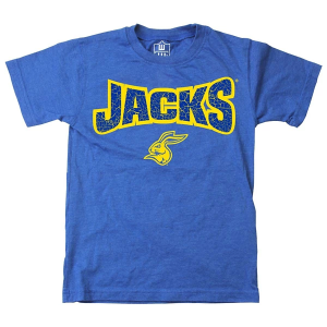 South Dakota State Jackrabbits Wes and Willy Team Basic Kids' T-Shirt Small Blue
