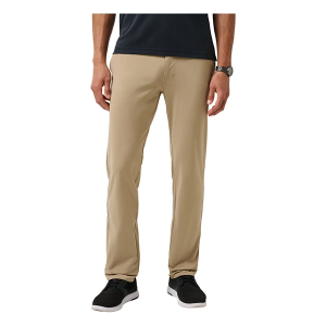 Men's TravisMathew Open To Close Tech Knit Golf Pants 42 Khaki Regular