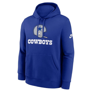 Dallas Cowboys Nike Rewind Club Hoodie XLarge Royal