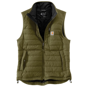 Men's Carhartt Rain Defender Relaxed Fit Lightweight Insulated Work Vest Medium Bronze Green