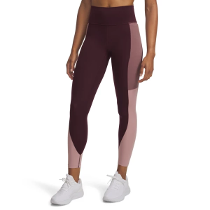 Women's Under Armour Meridian Ankle Colorblock Leggings Medium Maroon Mist / Tourmaline Pink / Dark Maroon