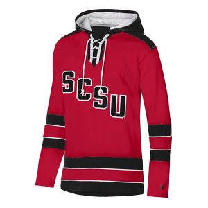 St. Cloud State Huskies Champion Hoodie XLarge Scarlet/Black