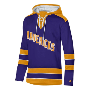 Minnesota State Mavericks Champion Hoodie Medium Purple/Gold
