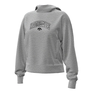 Iowa Hawkeyes Under Armour Women's Hoodie Large Heather Grey