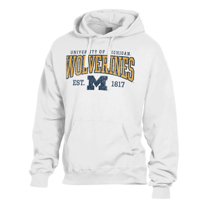 Gear For Sports Michigan Wolverines ComfortWash Fleece Hoodie