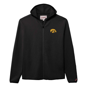 Iowa Hawkeyes League Collegiate Full Zip XLarge Black