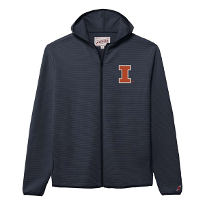 Illinois Fighting Illini League Collegiate Full Zip 2XLarge Navy