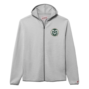 Colorado State Rams League Collegiate Full Zip 2XLarge Grey Heather