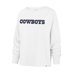Women's Dallas Cowboys 47 Brand Premier Crewneck Medium White