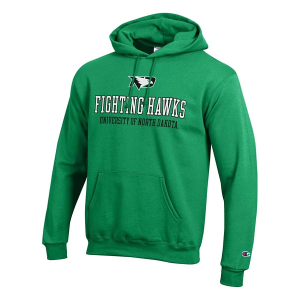 North Dakota Fighting Hawks Champion Hoodie 2XLarge Green
