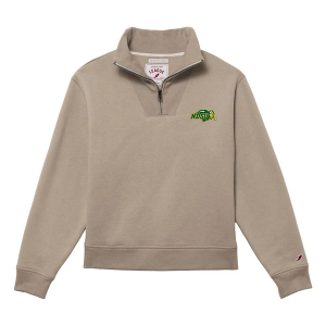 North Dakota State Bison League Collegiate Women's 1991 1/4 Zip XLarge Khaki