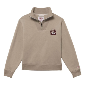 Montana Grizzlies League Collegiate Women's 1991 1/4 Zip XLarge Khaki
