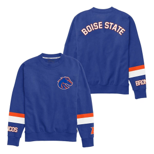 Boise State Broncos League Collegiate Women's Crew XLarge Royal