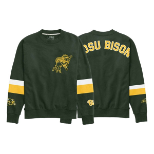 North Dakota State Bison League Collegiate Women's Crew XLarge Hunter