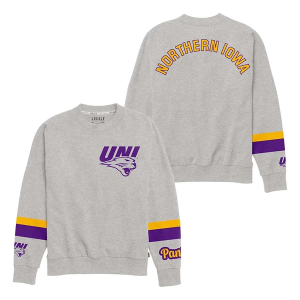 Northern Iowa Panthers League Collegiate Women's Crew XLarge Purple