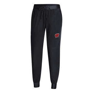 Wisconsin Badgers Under Armour Women's Glazer Sweatpants 2XLarge Black