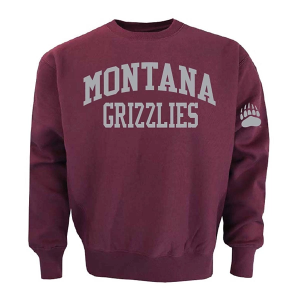 Montana Grizzlies Signature Concepts Crew 2XLarge Maroon