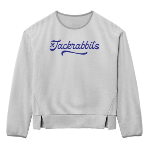 South Dakota State Jackrabbits League Collegiate Women's Crew Large Grey Heather