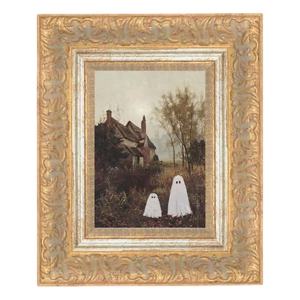 Petal Lane Two Ghosts in Autumn Print