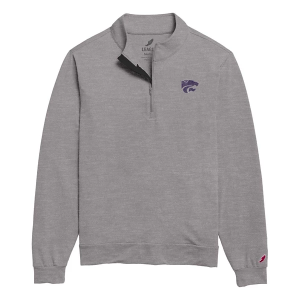 Kansas State Wildcats League Collegiate All Day 1/4 Zip XLarge Grey Heather