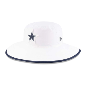 Dallas Cowboys New Era 2025 Training Camp Bucket Hat One Size White