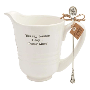 Mud Pie Bloody Mary Pitcher Set