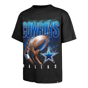Dallas Cowboys 47 Brand Tip Catch T-Shirt Large Black