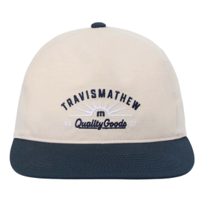 Men's TravisMathew Resort Trip Golf Snapback Hat One Size Birch