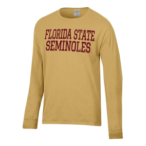 Florida State Seminoles Gear For Sports Third Rock ComfortWash T-Shirt Medium Yellow