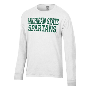 Michigan State Spartans Gear For Sports Third Rock ComfortWash T-Shirt Medium White