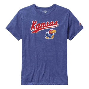 Kansas Jayhawks League Collegiate Victory Falls T-Shirt XLarge Royal