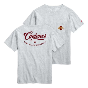 Iowa State Cyclones League Collegiate All American T-Shirt Small Ash