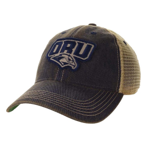 Oral Roberts Golden Eagles Legacy CP Patch Adjustable Hat One Size Navy