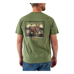 Men's Burlebo Duck Dog T-Shirt Large Heather Olive