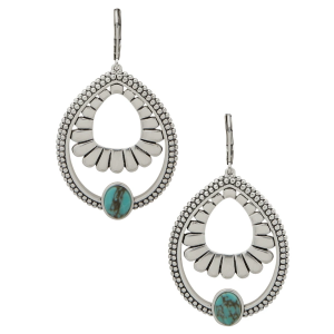 The Jewelry Group Lainey Wilson Stone Open Drop Earrings Turquoise