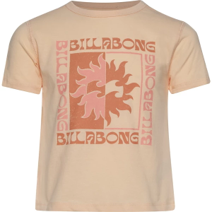 Girls' Billabong Sun Flare T-Shirt Medium Soft Peach