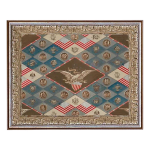 Petal Lane Textile State Emblems Print