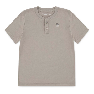 Kids' abercrombie kids Essential Henley 9/10 Taupe
