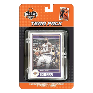 Star Card Surprise Los Angeles Lakers Team Trading Card Pack
