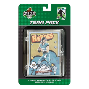 Star Card Surprise Jacksonville Jaguars Team Trading Card Pack