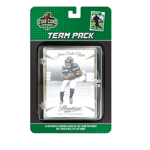 Star Card Surprise Seattle Seahawks Team Trading Card Pack