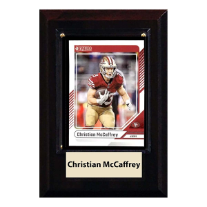 C and I Collectables Inc San Francisco 49ers Christian McCaffrey Trading Card Plaque