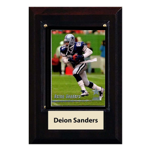 C and I Collectables Inc Dallas Cowboys Deion Sanders Trading Card Plaque