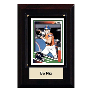 C and I Collectables Inc Denver Broncos Bo Nix Trading Card Plaque